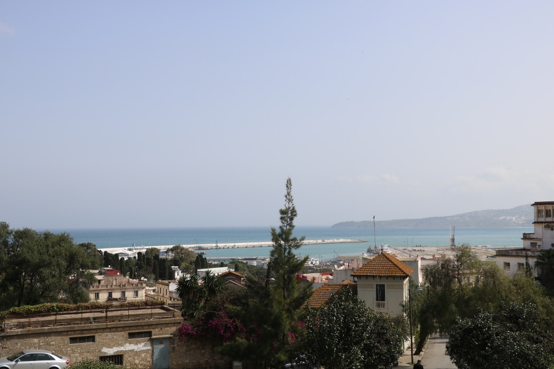Ausblick in Tanger aufs Meer