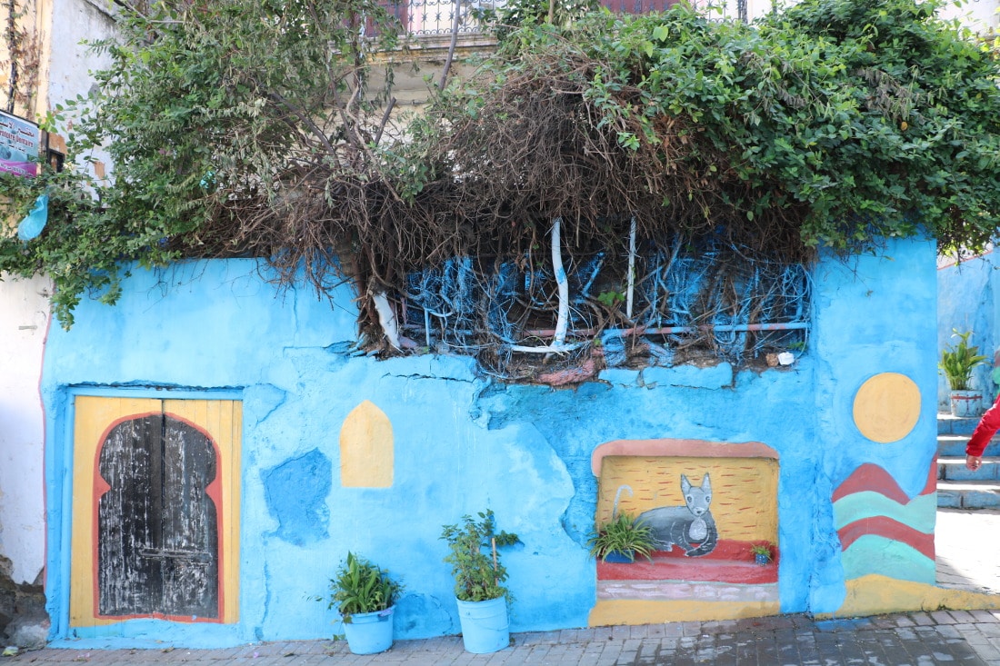 Wandmalerei in Tanger
