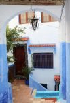 Marokko Chefchaouen blau