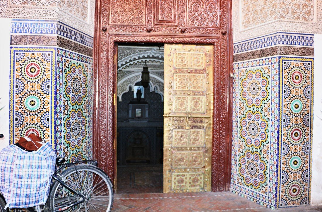 Marrakesch Medina Tür