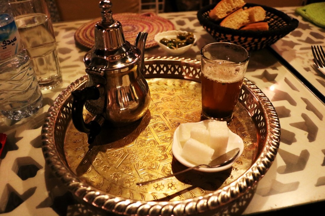 Marrakesch Essen und Pfefferminztee