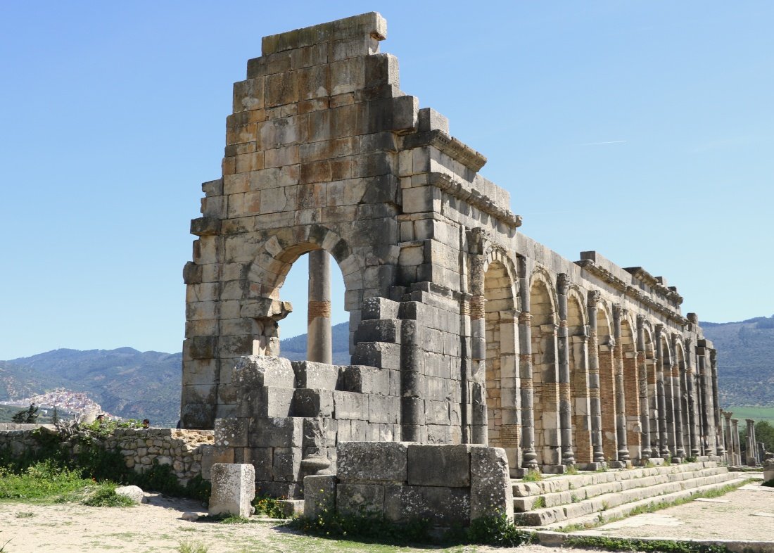 Marokko Highlights Volubilis Ruine Tempel