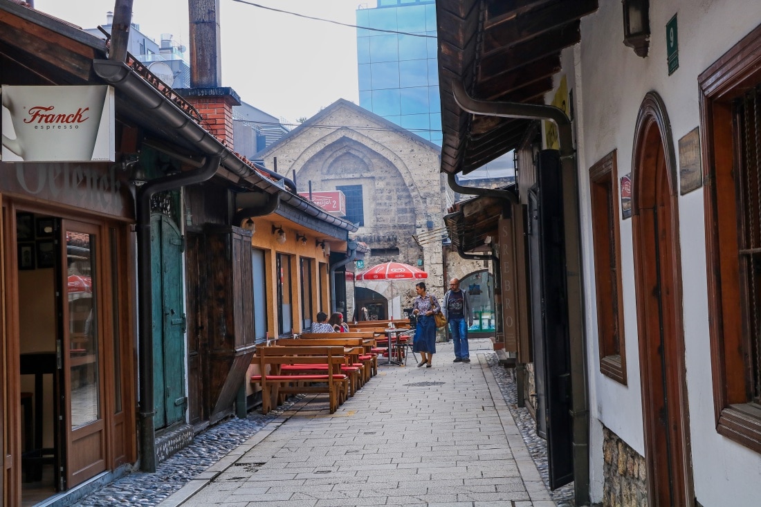 Bosnien Sarajevo Innenstadt orientalisch