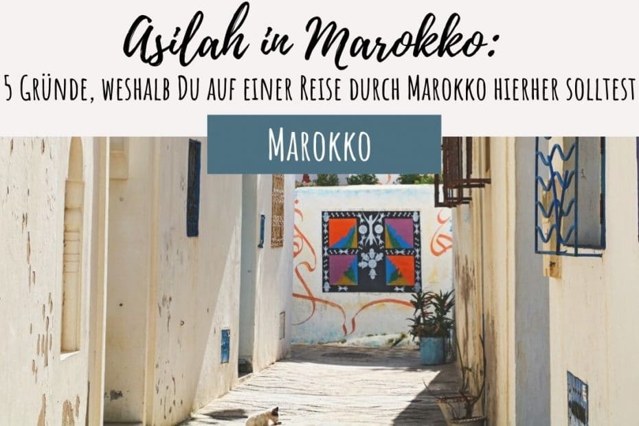 Asilah in Marokko alte Medina mit Streetart