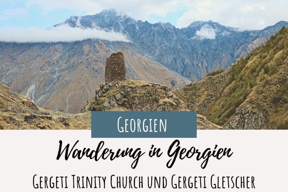 Wanderung zur Gergeti Trinity Church im Kaukasus