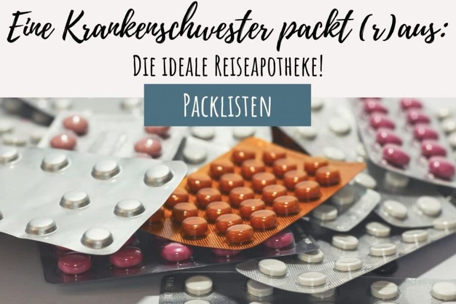 Reiseapotheke platzsparend packen