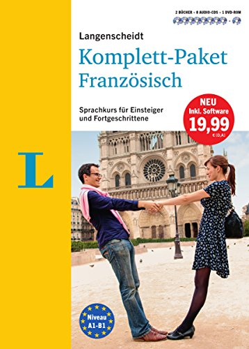 Langenscheidt Komplett-Paket Französisch - Sprachkurs mit 2 Büchern, 8 Audio-CDs, 1 DVD-ROM, MP3-Download: Sprachkurs für Einsteiger und Fortgeschrittene